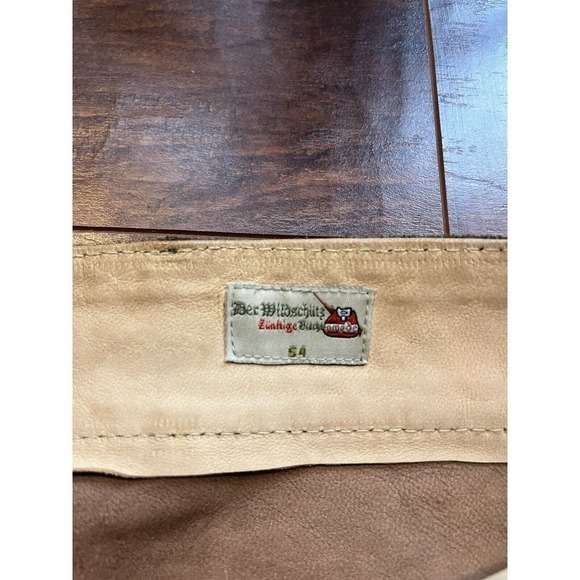 The Wildschutz Traditional Authentic Suede Leather Lederhose Trouser Pant Sz 54 - Picture 6 of 12